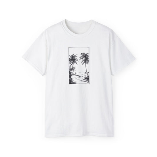 Tropical Paradise Tee - Unisex Ultra Cotton Tee, Summer Shirt, Beachwear, Vacation Outfit, Gift for Him/Her